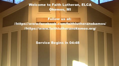 Faith Lutheran Elca Okemos Mi Sunday Service Maundy Thursday 4 1