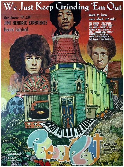 Jimi Hendrix Electric Ladylandvery Rare Advert By The Record Studio