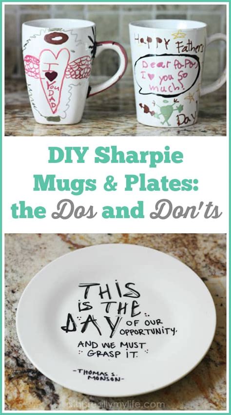 Diy Sharpie Plates Mugs How Tos How Dos How Don Ts Half Scratched Artofit