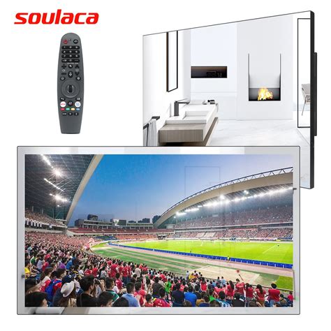 Soulaca 27 Inches Smart Bathroom Mirror Led Tv Waterproof Atsc Tuner