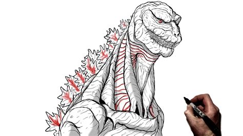 How To Draw Together Godzilla Drawing Shin Godzilla Monstros My Xxx