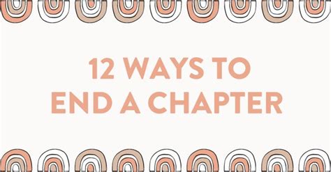 12 Ways To End A Chapter With Brilliant Examples Bookfox Chapter