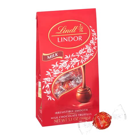 Lindt Lindor Milk Chocolate Truffles Chocolates With Smooth Melting