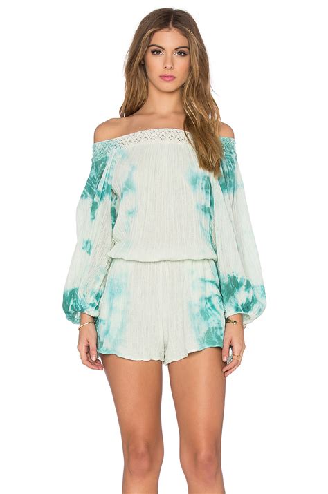 Jens Pirate Booty Sunkissed Romper In Blue Lyst