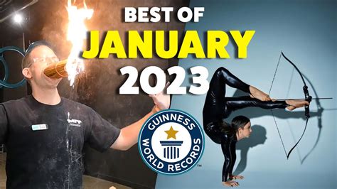 Best World Records Of January 2023 Guinness World Records Youtube
