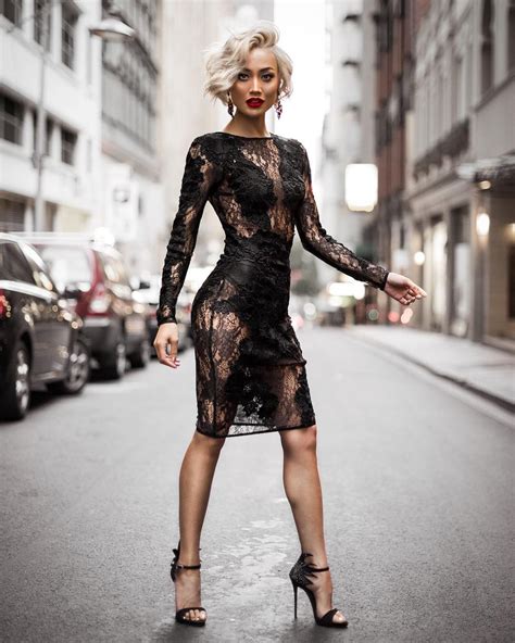 micah gianneli lace embrace heading out in houseofcb dress ♣️ fashion black lace bodycon