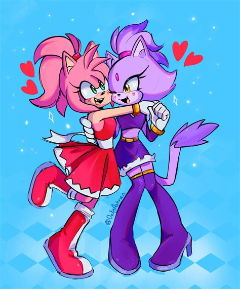 10373 Safe Artistonlyastraa Amy Rose Blaze The Cat Cat