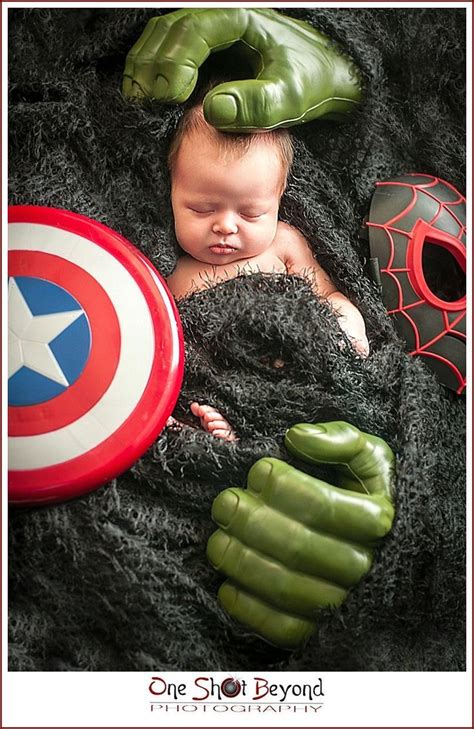 Inspiration For New Born Baby Photography Newborn Superhero Themed