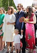Princesa Carolina de Mónaco junto a sus hijos Andrea Casiraghi y ...
