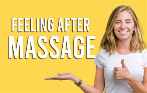 How Do You Feel After The Massage Session Massage Advisors
