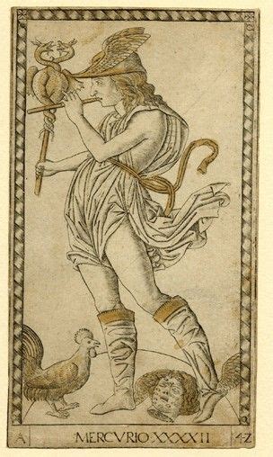 Mercury Standing Facing L Wearing Winged Helmet And Sandalds Holding