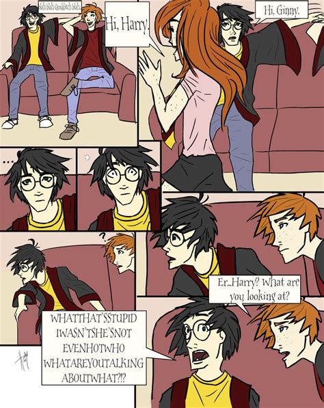 Huh Nothing You Were Looking At Things Harry Potter Ginny Harry And Ginny Harry Potter
