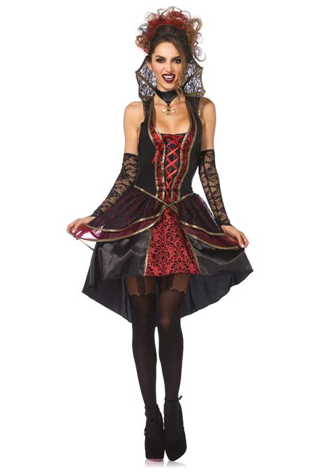 Leg Avenue Womens Sexy Goth Vampire Queen Costume