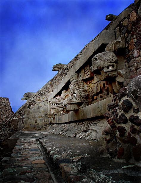 Temple Of Quetzalcoatl Teotihuacan