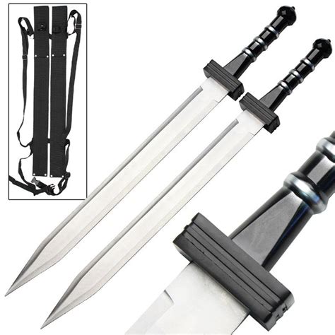 Modern Gladiator Combat Deadly Twin Gladius Greek Xiphos Inspired Sword Set