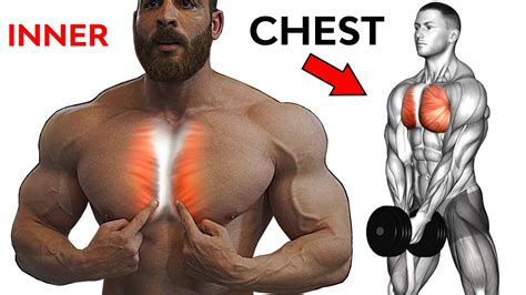 Chest Workout Exercises That Make The Inner Chest Line Chiseled Youtube
