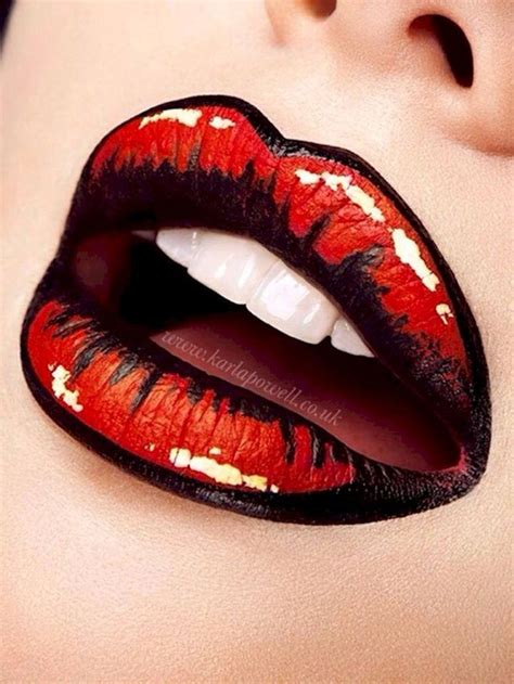 15 Maquiagens Nos Lábios Que São Verdadeiras Obras De Arte Ideias De