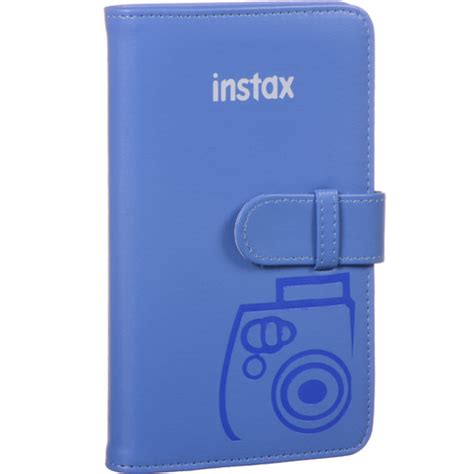 fujifilm instax mini wallet album cobalt blue 600018297 bandh