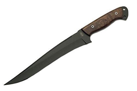 Bucknbear Custom Handmade Fixed Blade Fighter Knife Burlwood Handle