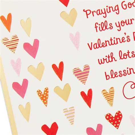 Blessings And Love Religious Valentines Day Cards Pack Of 6 Boxed