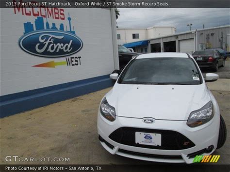 A great deal of electronic compensation makes the 2013 ford focus st a refined speed demon requiring little work to outmaneuver any field. Oxford White - 2013 Ford Focus ST Hatchback - ST Smoke ...