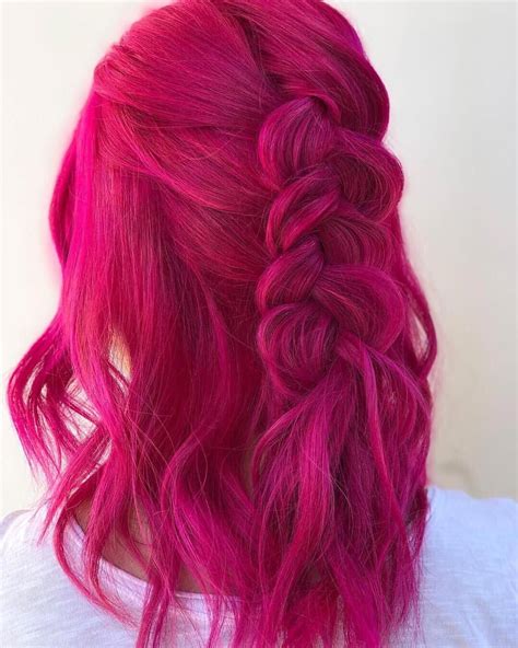 This Vibrant Fuchsia Braid By Kendrarangel Is Giving Us Major Hair