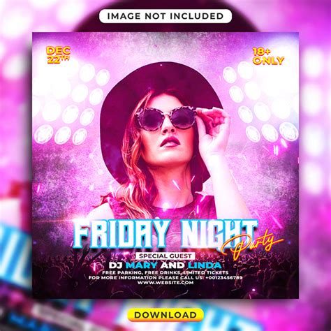 Event Dj Night Party Flyer Design On Behance