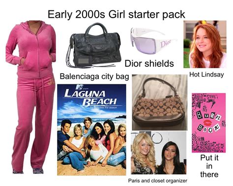 Early 2000s Girl Starter Pack Rstarterpacks Starter Packs Know Your Meme