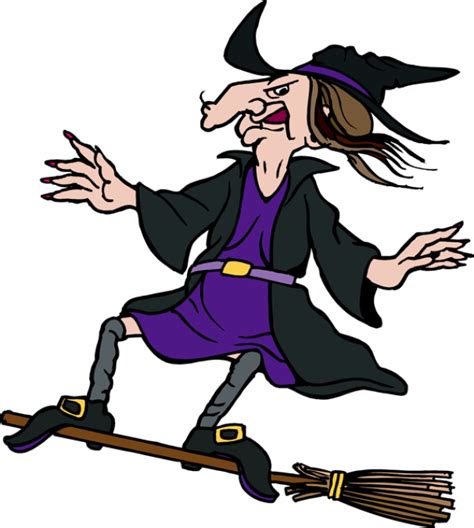 Witch On A Broom Images Free Download On Clipartmag