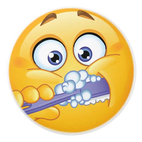 Big Smile Brushing Teeth Drawer Knob Srf Zazzle