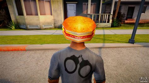 Burger Shot Employee Hat Para Gta San Andreas