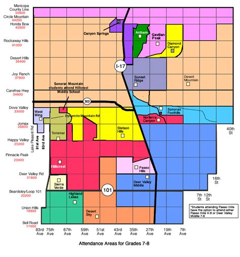 General School Information Grades 7 8 Boundary Map
