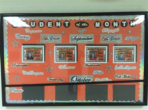 Student Of The Month Bulletin Board