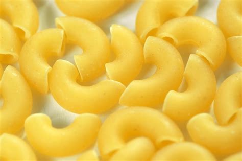 Premium Photo Raw Wheat Pasta Close Up