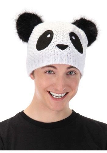 Panda Knit Beanie Panda Costumes Adult Costumes Halloween Costumes Knit Beanie Beanie Hats