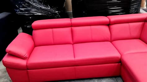 Sofas sofas couches sofa for living room sectional sofa sleeper sofa modern sofa corner sofa with 2 piece faux leather queen modern contemporary for living room futon sofa bed couches. Red corner sofa with storage and reclining headrests - YouTube