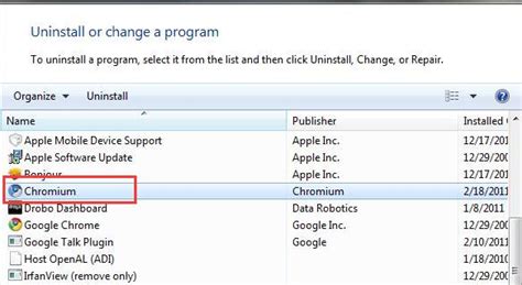 Now, click on chromium and choose 'uninstall' option to remove this browser from your pc. How to Uninstall Chromium on Windows 10 - Windows 10 Skills