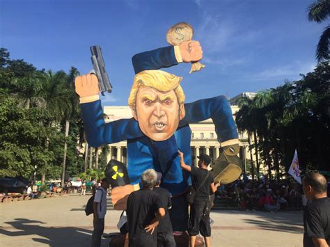 Look Activists To Burn Trump Effigy On Day One Of Asean Summit