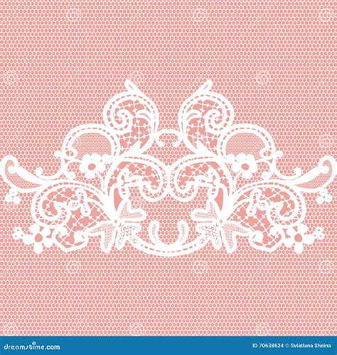 White Seamless Lace Stock Vector Illustration Of Backdrop 70638624