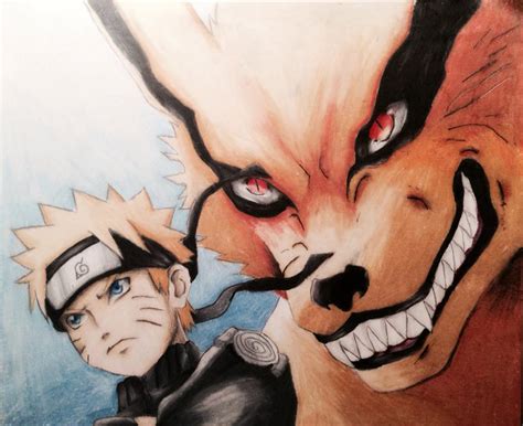 Naruto And Kurama By Oczychaosu On Deviantart