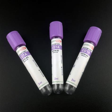 Vacutainer Type Edta K Tube Lavender Top