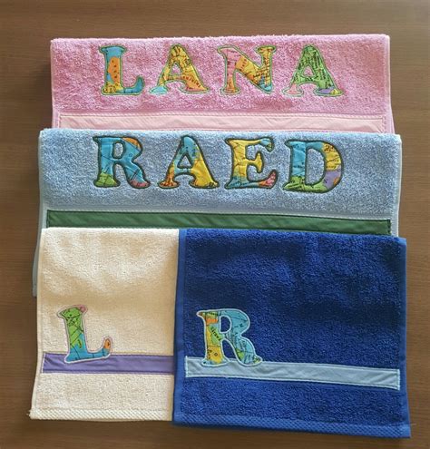 Maybe you would like to learn more about one of these? Appliqués on towels, nice and unique gift for a newly ...