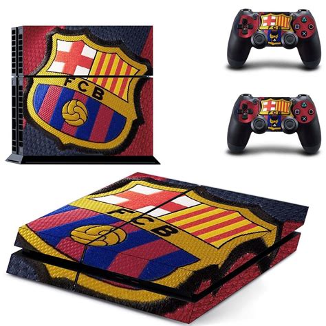 Custom kit for ps4 contro. fcb barcelona ps4 skin decal for console and controllers