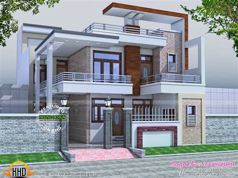 House Plans Indian Style Indian Modern Home Design 1500x1125