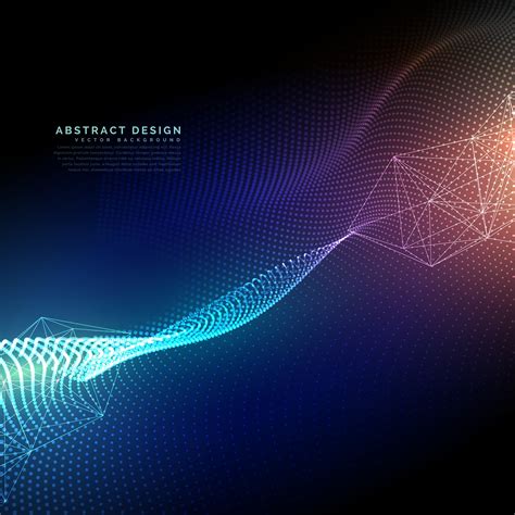 Abstract Technology Background With Light Effect Down