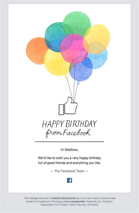 Say your friend across the country got dumped today or the birthday party is in 20 minutes, and. Birthday Email: Best Practices, Tips & Tricks | MailUp Blog