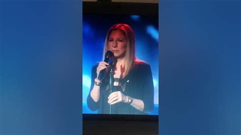 Barbra Streisand Singing At President Peres 90th Birthday Youtube