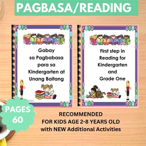 Workbook For Kids Gabay Sa Pagbabasafirst Step In Reading For
