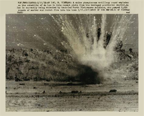 May 11 1972 White Phosphorus Artillery Round Explodes On The Outskirts