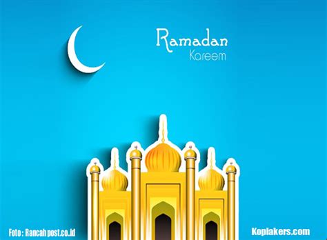 Gambar Kartun Ucapan Menyambut Ramadhan Lengkap Wallkatamotif